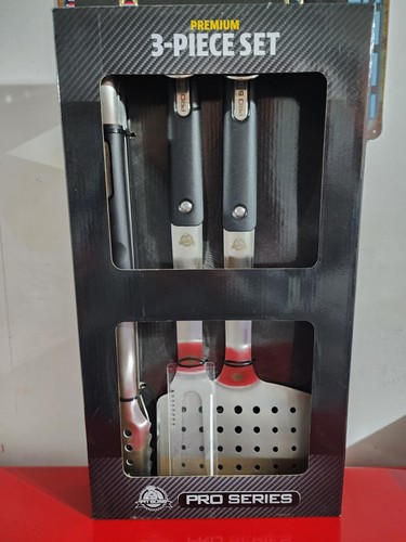 Pit Boss Pro Series 3 Pack Stainless Steel Tool Set Meat fork, Spatula, & Tongs - 第 1/5 張圖片