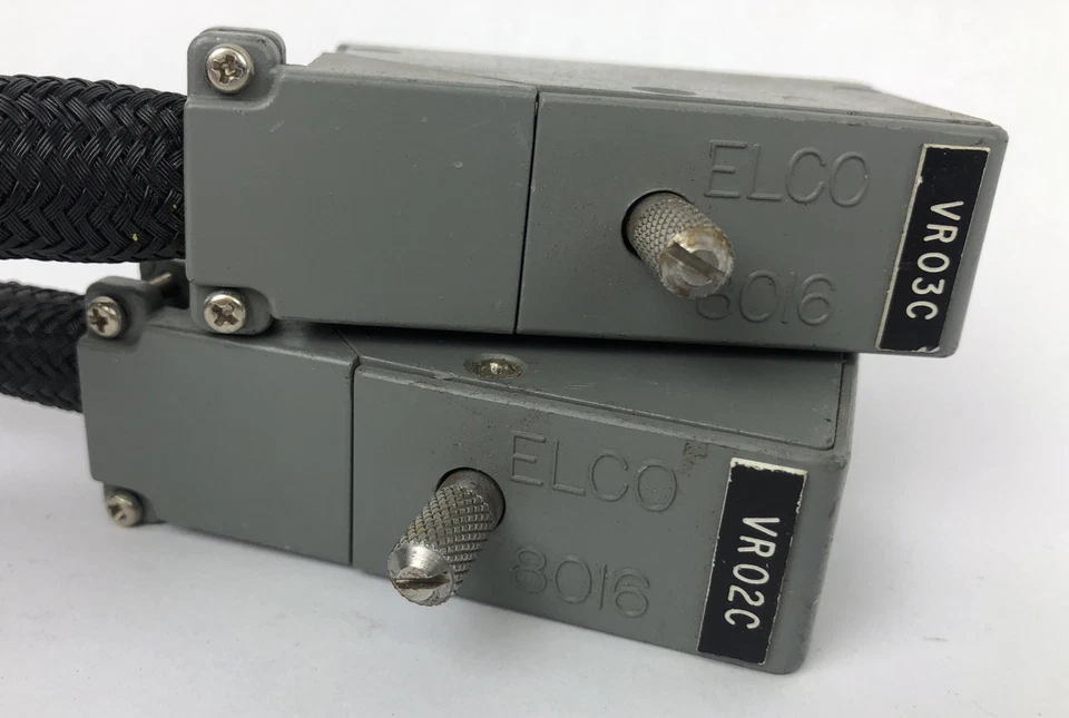 2 x Conectores ELCO 8016 acoplados en rack y panel 56 contactos dorados electrónica Foto 2 de 4