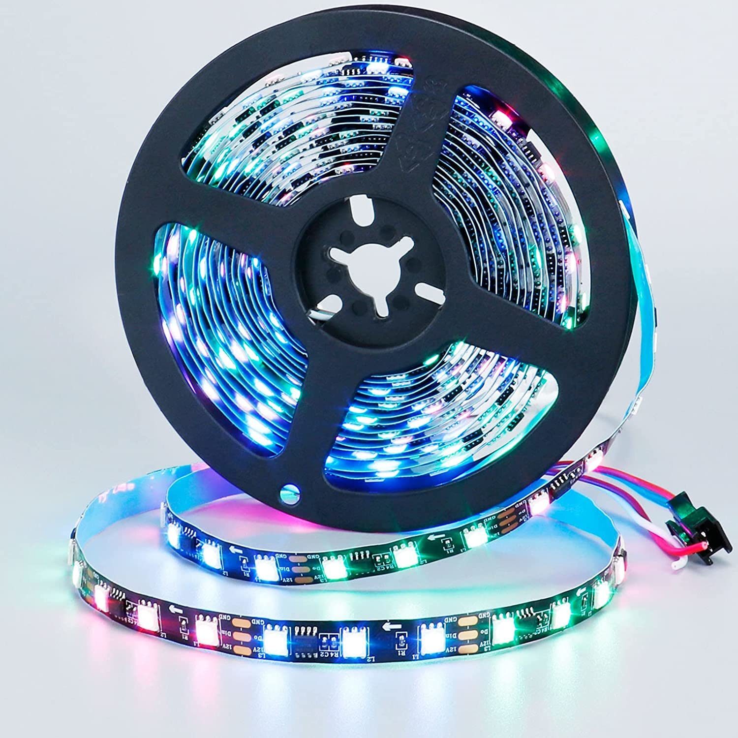 IC Dream Colour 24V 5050 RGB LED Strip 20Pixels/m 10m In A Reel