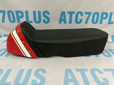 Honda SS50Z Cafe Racer Sports Motorcycle Brand New Saddle, Red Metal Hood.