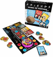 Friends TV Show, Wheel of Mayhem Game Teens & Adults Party Fun Electronic Spin