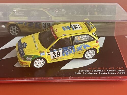 COCHE 1/43,ALTAYA. CAMPEONES ESPAÑOLES. SEAT IBIZA KIT CAR. R. CATALUNYA 1998 - Imagen 1 de 3