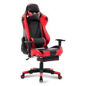Fauteuil Chaise De Bureau Reglable Racing Chaise Pour Gaming Rouge Bs14rt Ebay