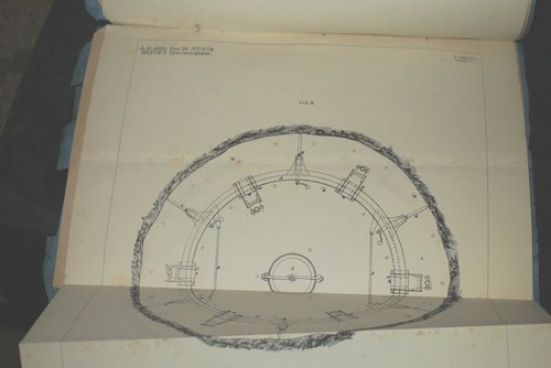 * Rare * Coal Mining Patent For Pit and Shaft Sinking 1881 William Russell Beith - Bild 8 von 8