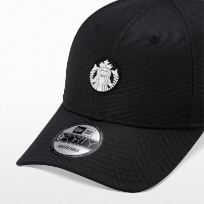 【Starbucks】×【New Era】9Forty Adjustable Cap Starbucks 2024 New Era 9Forty Adjustable Black Cap +Free