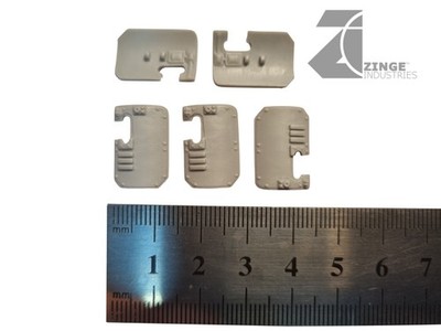 Zinge Industries Small Sci Fi Shield 5er Set Human S-MEL10 Neu