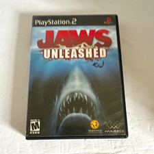 Majesco Jaws Unleashed - Sony PlayStation 2 PS2 (M) NTSC-U/C Case & Disc
