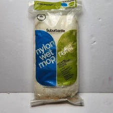 Vintage Suburbanite Nylon Wet Mop Refill No 2182 Absorbant NOS