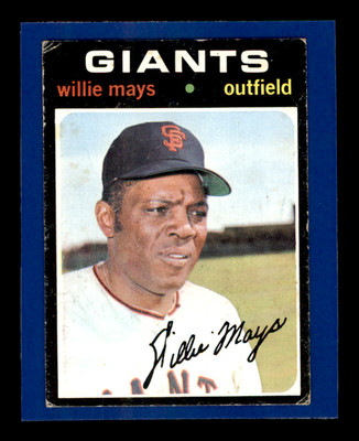 1971 TOPPS #600 WILLIE MAYS (VG) ~ GFCC