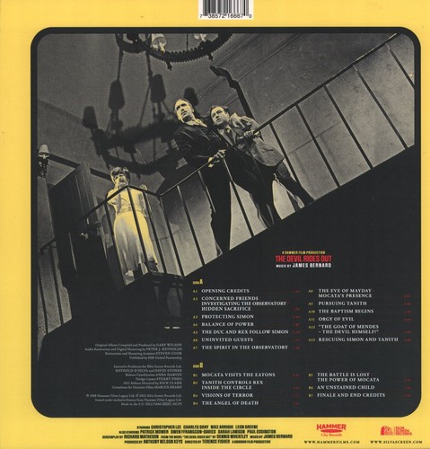 James Bernard Devil Rides Out (Original Motion Picture Soundtrack) LP vinyl - Picture 2 of 4