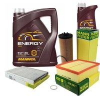 Mann Inspektionspaket 6L Mannol Energy 5W-30 FüR VW Passat Variant 2.5 TDI Skoda