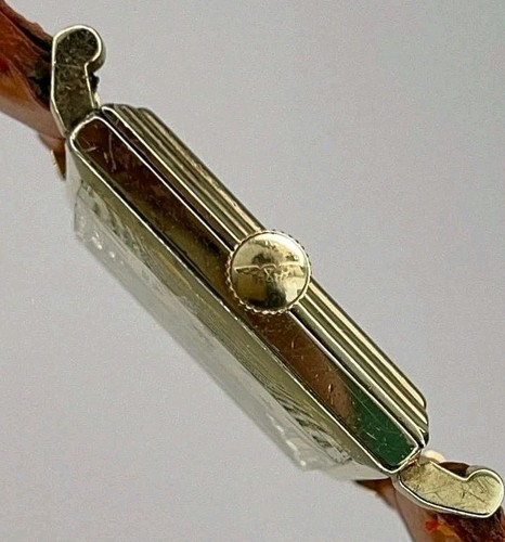 Longines Tank 10K Gold Filled, Perfect Timekeeping, 50's, Manual Wind, Small Sec - Picture 8 of 12