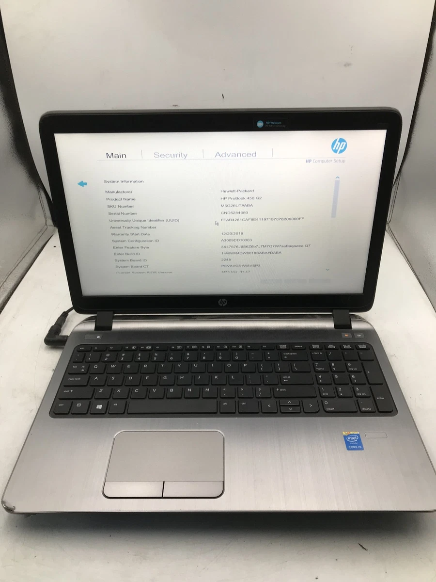 HP Intel Core i5 5th Gen. 2.00-2.49 GHz Processor Speed Notebooks