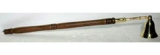AzureGreen Brass Snuffer w/Wood Handle 13.5"