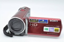 Sony HDR-CX170 Red Handycam Camcorder 25x Zoom HD Video Camera Japanese Tested