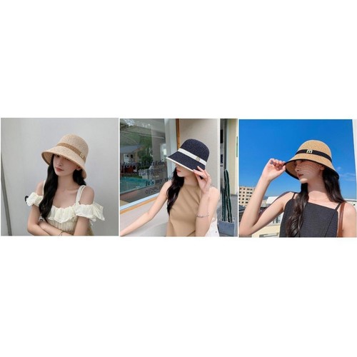 Chapeau Panama Protection Été pour Femme Design Unique Brodé avec Large Bord - Picture 12 of 16