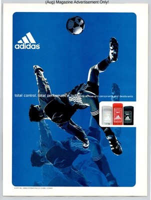 Adidas Total Control Performance Soccer Deodorant 2001 Advertisement