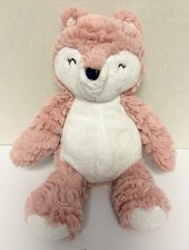 Carters Just One You Pink White FOX 10" Plush 68023 Stuffed Baby Lovey 2021