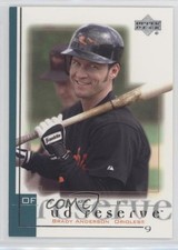 2001 Upper Deck Reserve Brady Anderson #36 0q1p
