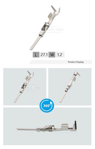 TE AMP MCON 1.2mm Automotive Crimp Male Female Pin Socket Terminals Contact New - Picture 2 of 5