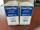 FlexFilter 16”x28”x4” Air Filter MERV 13 2PK Fits AprilAire 413 (C6)
