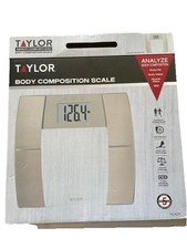 Taylor Bath Digital Scale Glass 400Lb Capacity Bathroom Home