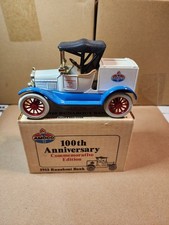 ERTL 1918 Ford Runabout Bank Amoco 100th Anniversary 1989 Diecast NIB With Key