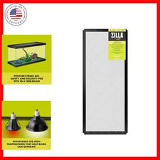 Fresh Air Screen Cover, Secure and Durable Metal Mesh Cover for Reptile Terra...