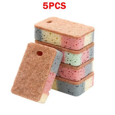 Cleaning Tools 5/10/20 Pieces Dishwashing Sponge Wood Pulp Cotton Color Magic Cl