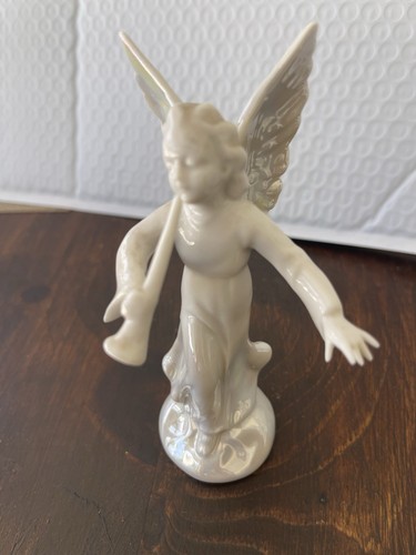 Dresden Germany 8 Musical Angels, Preowned, Angel With Harp Has Cracked Wing - Picture 14 of 18