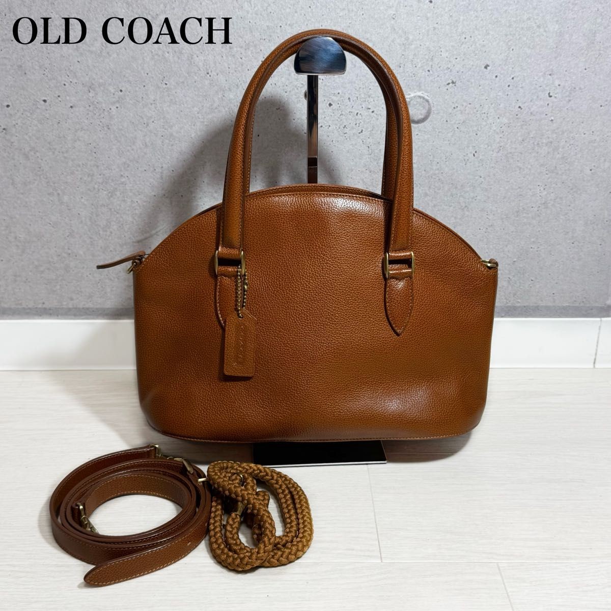 COACH Vintage 90s Italian-Made 2-Way Shoulder Bag Handbag