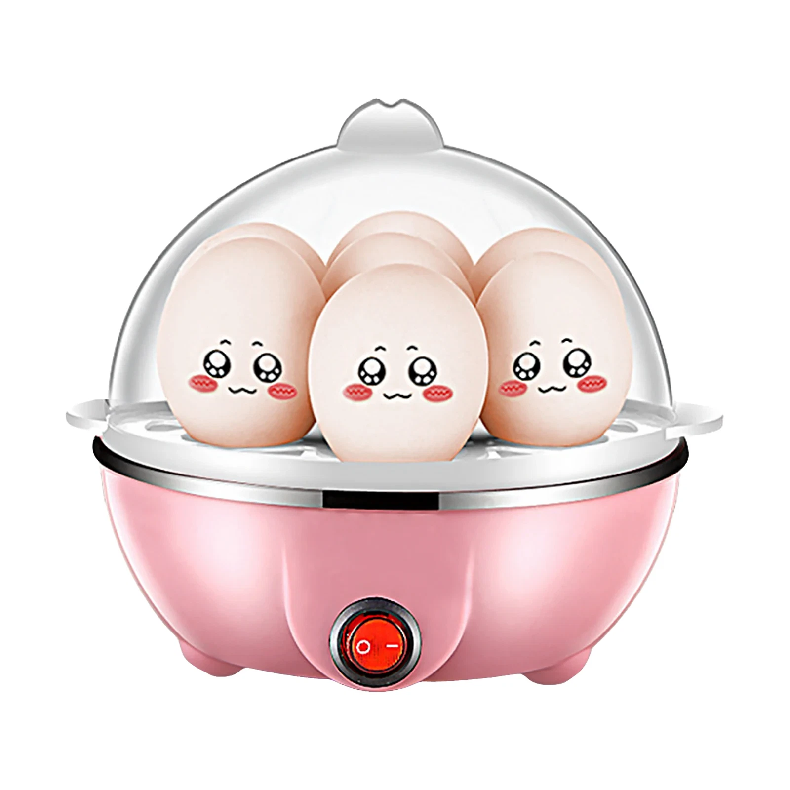 Egg Cooker Double Layer 14 Capacity Hard Boiled Anti-Dry Electric Kitchen Tool