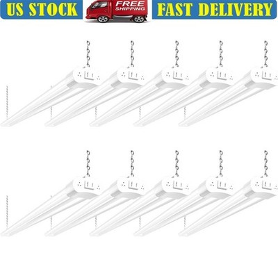 Super Bright 4ft LED Shop Lights 4400 Lumens Linkable Fixture Energy Efficient