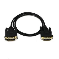 Image of 1.5M DVI Cable 24+1 Pin Dual Link Male DVI-D to DVI D Adapter Lead Converter UK