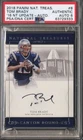 2016 Panini National Treasures Tom Brady Canton Bound Auto #6/10 PSA Patriots
