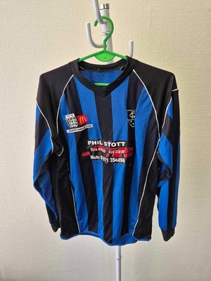 FC Rangers JFC Vintage England Football Shirt Matchworn No 27 Longsleeve Größe M