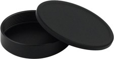 M39 39mm Metal Rear Lens Cap Body Cap Set Black for Leica Leitz LTM Nikon Canon