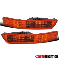 Fit 1998-2001 Acura Integra Amber Bumper Lights Signal Lamps Left+Right 98-01