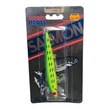 Rebel Lure Steelhead Salmon Series Minnow Fishing Lure GREEN YELLOW NEW