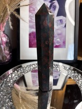 Polished Rainbow Plum Blossom Jade Point Tower Minerals/Crystals Mineral 
