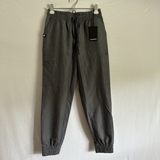 Jaanuu Womens Jogger Scrub Pants XXS Petite Elastic Waist Drawstring