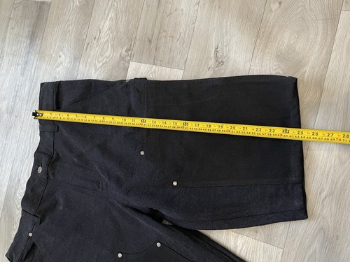 Carhartt Reworked Double Knee Carpenter Baggy Denim Jorts Shorts W36 - 第 6/8 張圖片