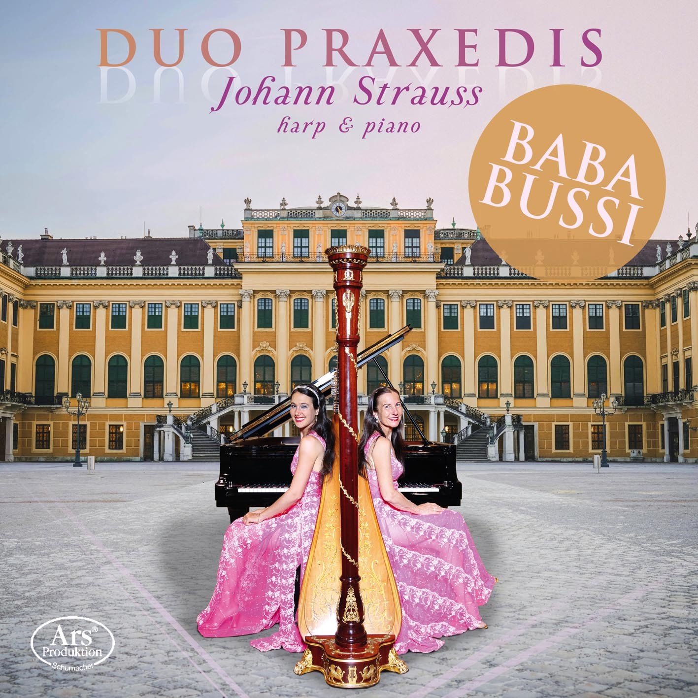 Duo Praxedis - Baba Bussi. Johann Strauss Harp & Piano