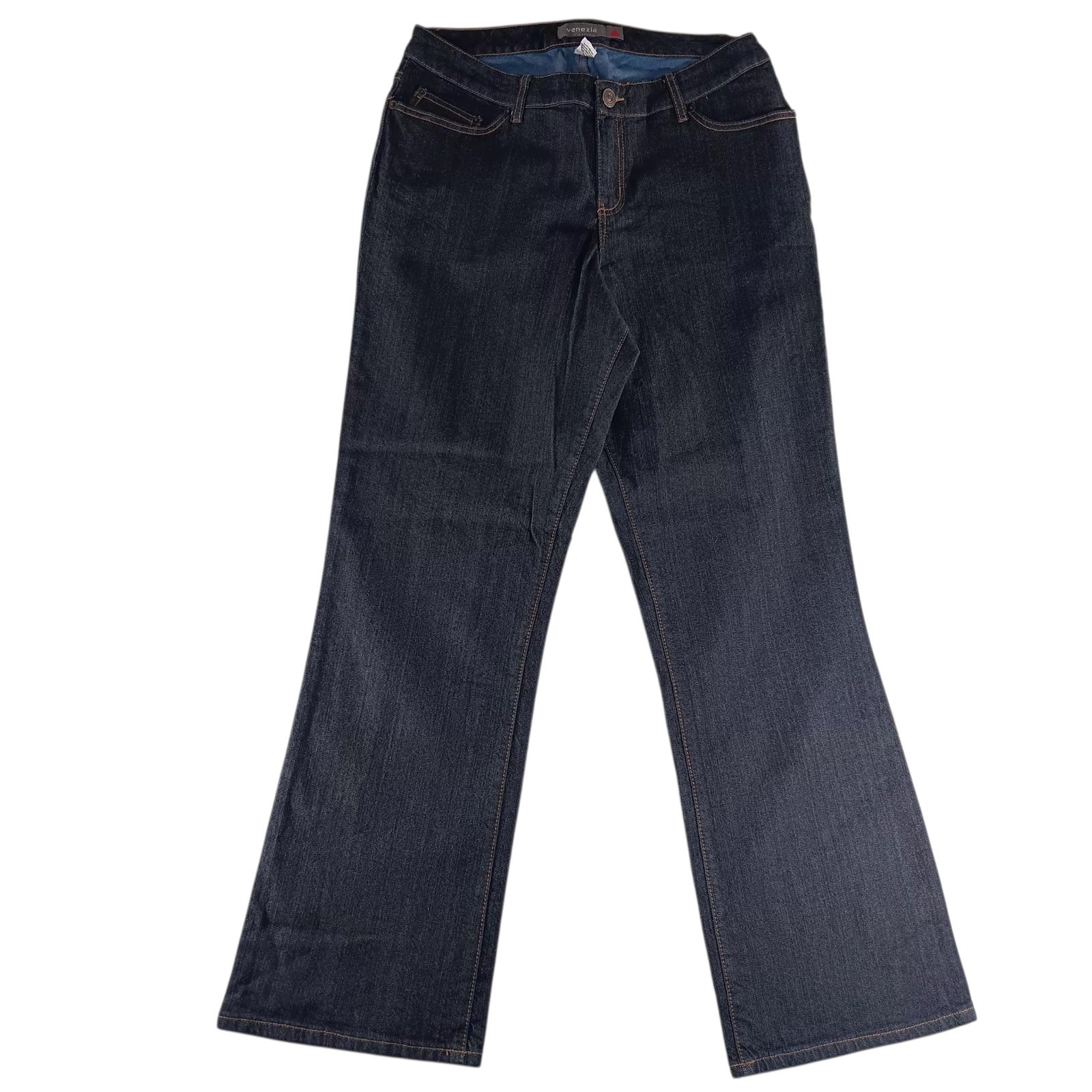 Lane Bryant Venezia Boot Cut Stretch  Jeans Womens 2 (16-18) Dark Wash Classic