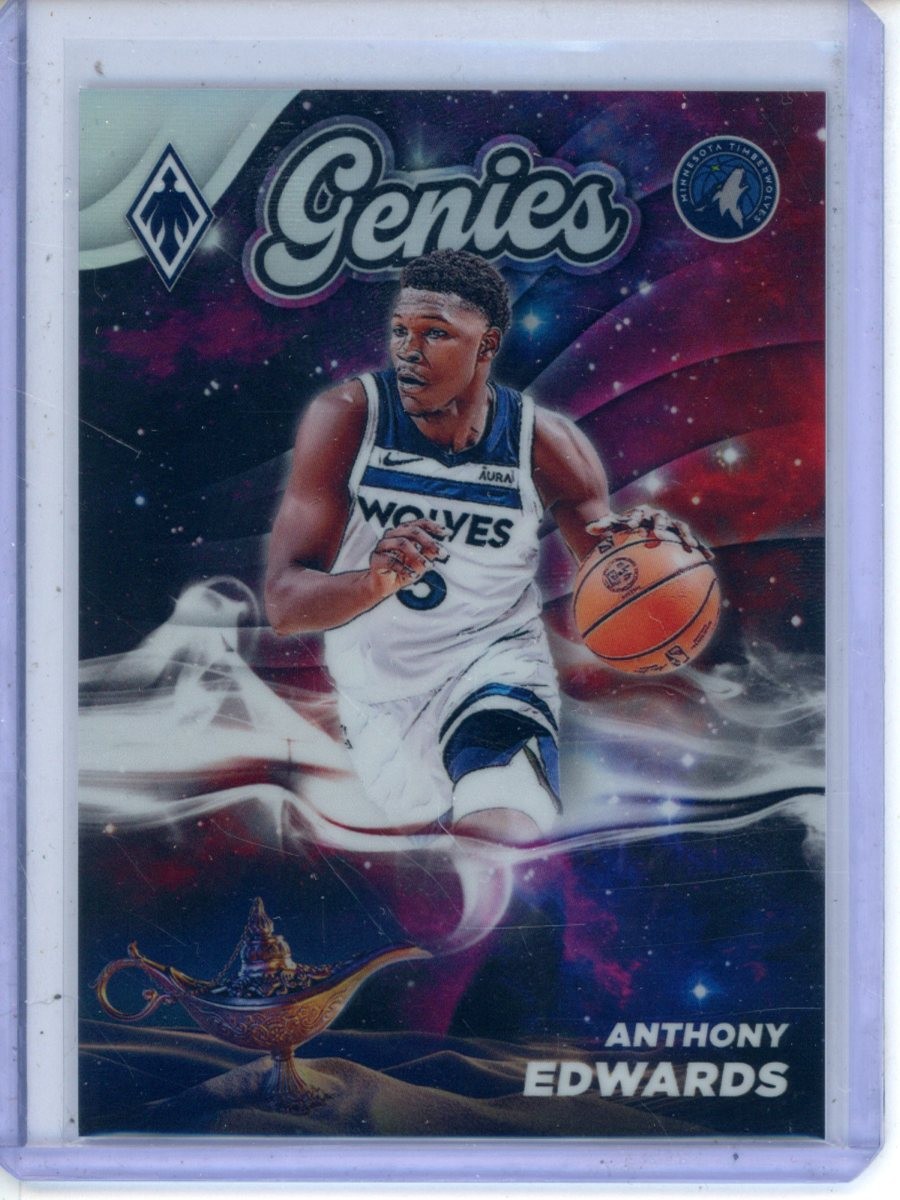 2023-24 Panini Phoenix Anthony Edwards Genies SP Case Hit Wolves BNA945