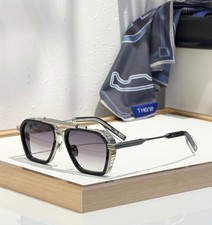 T-HENRI GT7 Black Silver Titanium Acetate Sunglasses Gradient Lens Japan 55mm