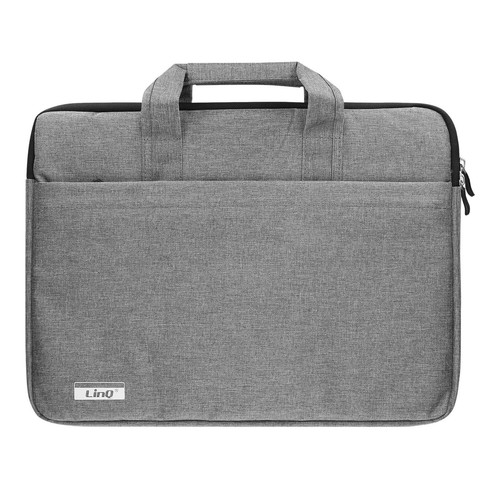 Borsa per computer portatile fino a 15 pollici impermeabile LinQ grigia