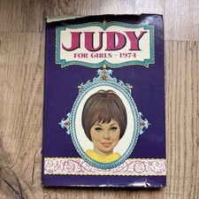 JUDY FOR GIRLS ANNUAL 1974 · VINTAGE BOOK in Scarce Dust Jacket see Pictures