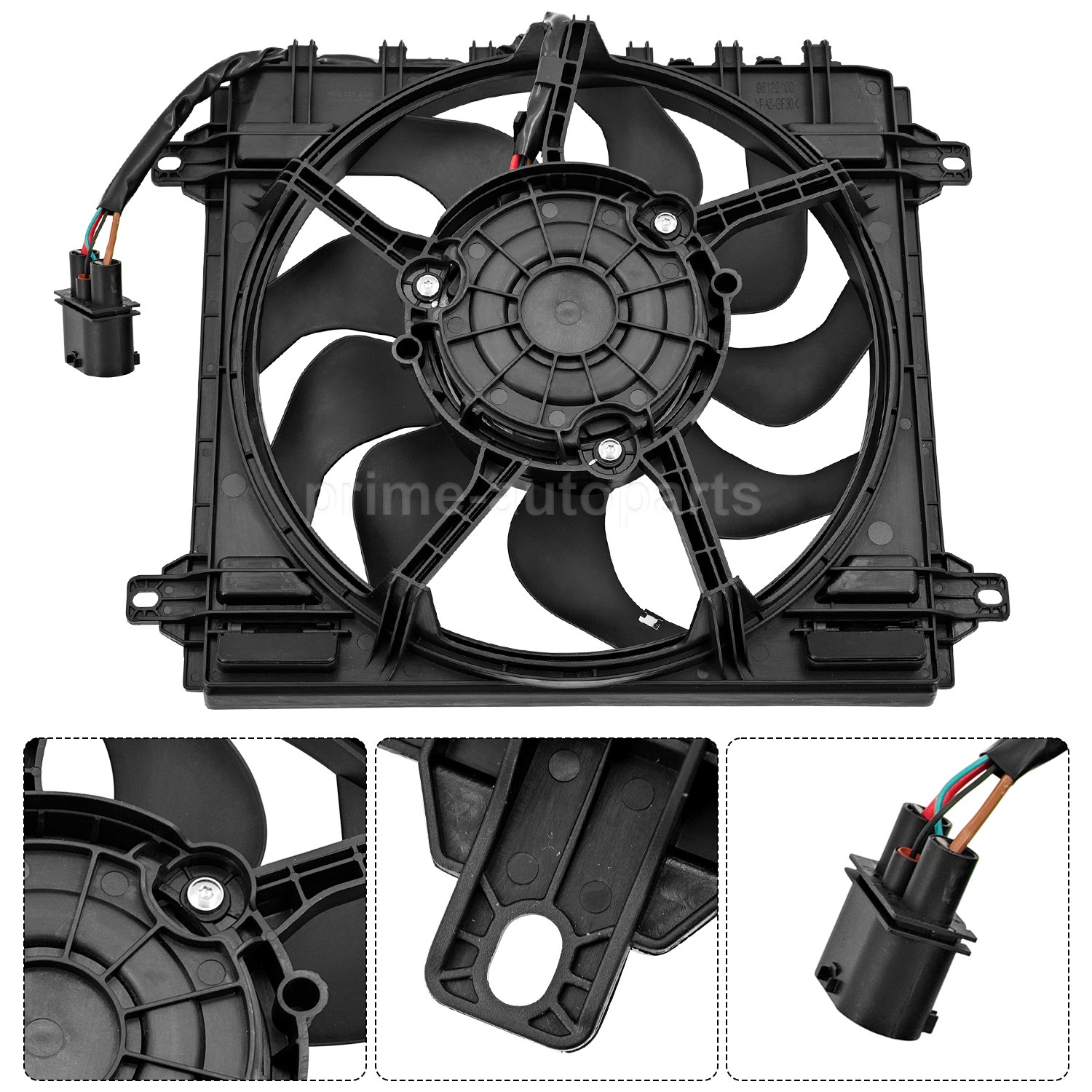 Audi R8 Front Left Cooling fan motors Set P/N 4S0121203B