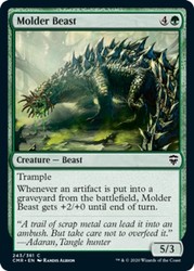Molder Beast 243/Common Commander Legends Foil
